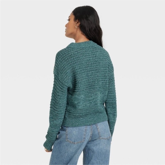 Universal thread teal blue pullover sweater new - Picture 2 of 4
